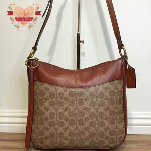 coach coated canvas signature chaise crossbody